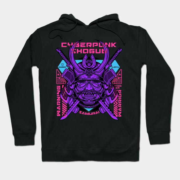 Cyberpunk shogun Hoodie by redwane